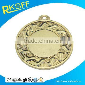 Gold Metal Medal With 3 Colors Ribbon photo-2
