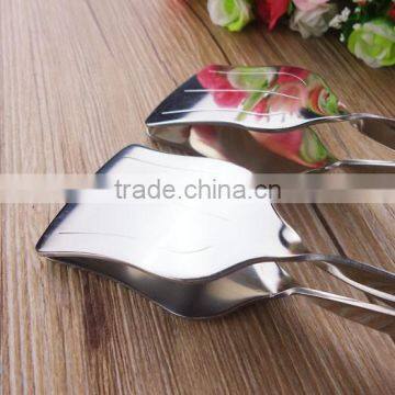 OEM Logo Cooking Tools Utensils 10inch Stainless Steel Kitchen Scissor Tongs , Bbq Scissor Tongs photo-4