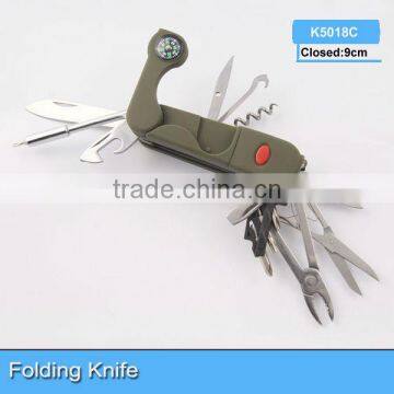 2014 new Multifunction knife/Knife gift set/Camping knife/Multi pocket knife ( K5018C )