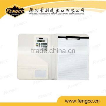 Popular PU Leather 5 Leather Zipper Binder Calculator photo-6