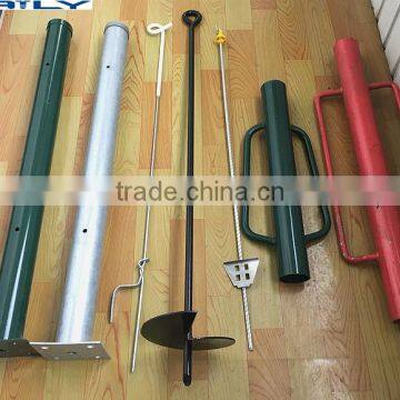 hot sale & high quality multiple support / u type pole anchor ground screw for america market