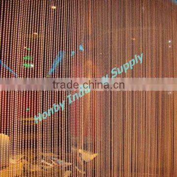 8mm Restaurant Antique Metal Beaded Curtain