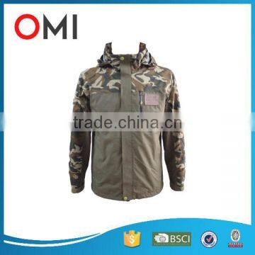 Oem 2016 custom made Army Green Camouflage Down Coat Military Jacket