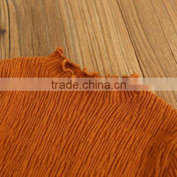 Fashion Long Sleeves Slim Sweater Pure Colour Girls Knit Sweaters photo-6