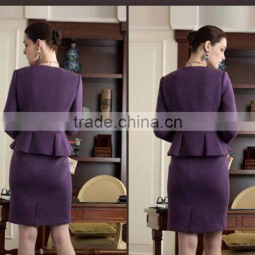 Fashion Ladies Skirt Suits Custom Women Suit WMS26 photo-2