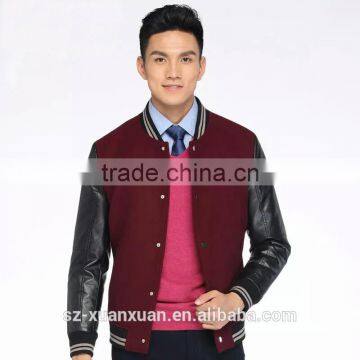 Hotting Selling Fashion Varsity Jacket Wholesale Men Woolen Jacket photo-4
