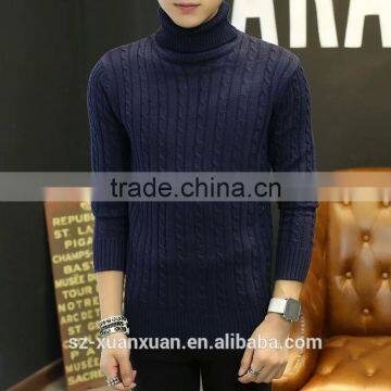 Wholesale Winter High Quality Men's Pullover Turtleneck Sweater photo-2