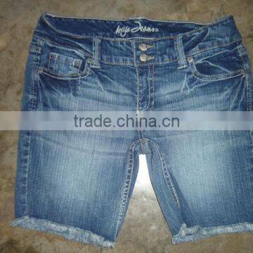 Denim Shorts, Ladies Stylist Denim Sexy Shorts photo-3