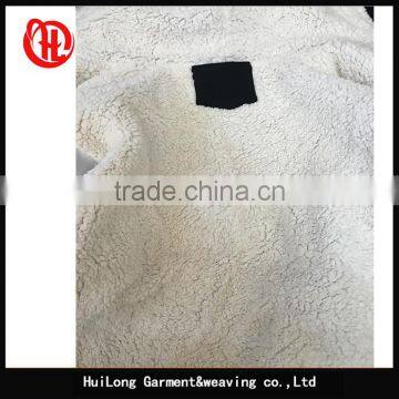 Plus Size Men White Lining Winter Black Hoodie Jacket photo-3