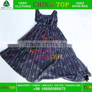 High Quality Cream Modern China Used Silk Dresses