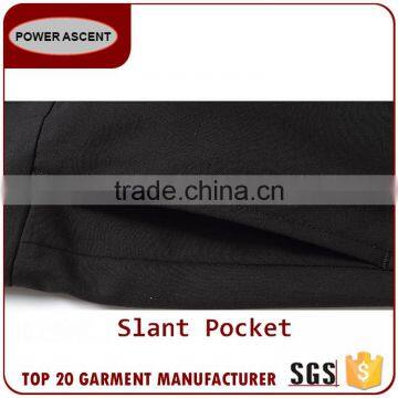 China Supplier Men Slim Fit Classic 2-Button Black Formal Coat Pant Suit photo-4