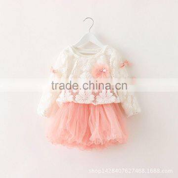 2016 Lovely Girls Winter Lace Dress photo-2