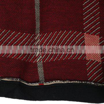 Trendy England Style Design Women Poncho With Classic Plaid photo-3