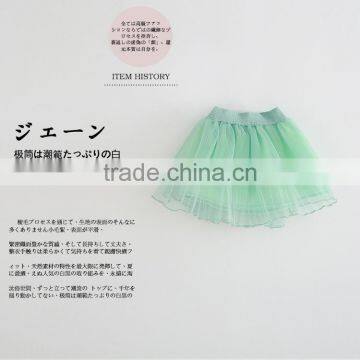 S16263A Korean Style Kids Girl Lace Gauze Tutu Skirt Fluffy Skirt photo-3