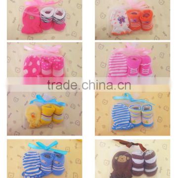 2015 Mesh baby Baby mittens set cotton Newborn Infant Baby Mittens