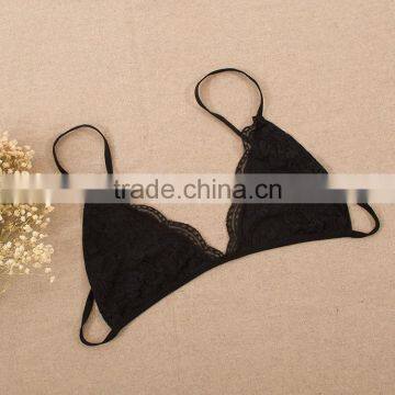 Top Level Non-convertible Straps Sexy Lace Women Bra photo-3