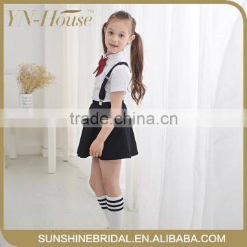 High Quality Girl Students School Uniform ,shirts and Skirt Uniform Wholesale