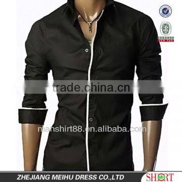 Long Sleeve Slim Fit Men Dress Shirt photo-2