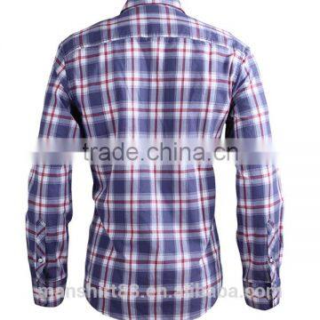 2017 New Fashion Causal Shirt for Men 100% Cotton Flannel Shirt photo-3