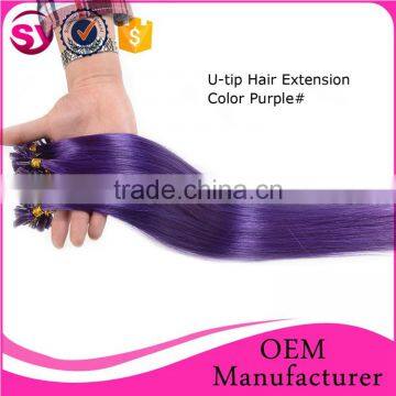 Xuchang Hair Factory Wholesale Price Remy U Tip Keratin Human Hair Extension, 100 Human Hair Extension Wholesale In The Stock photo-6