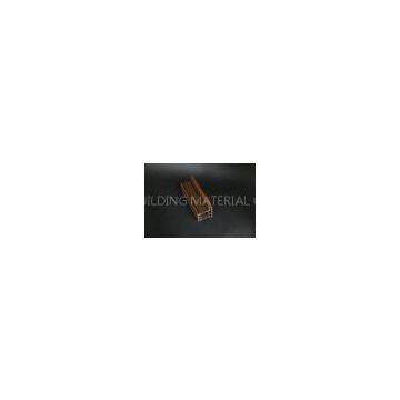 Brown PVC Profiles Laminated Frame Film 4 Chambers For Doors Frames