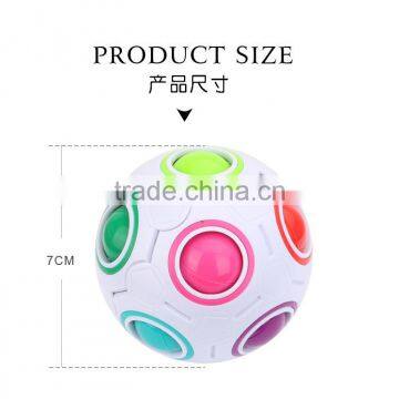 2017 Hot Sale New Magic Ball Fidget Ball Magic Rainbow Ball Cube
