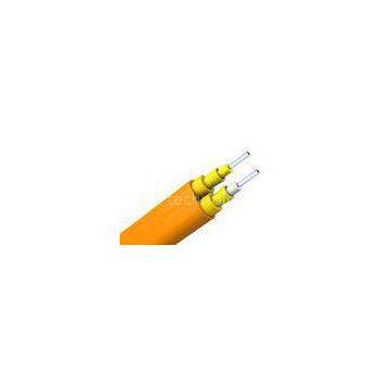 Waterproof Steel Wire Duplex Indoor Fiber Optic Cable GJFJV FlameRetardant