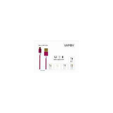 Micro USB data and charging cable For Samsung  / Android mobile phone