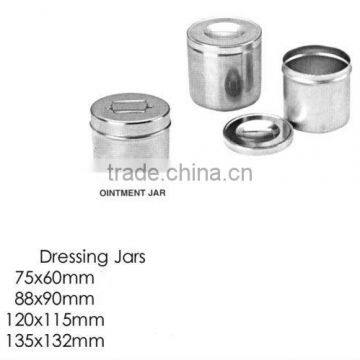 DRESSING JARS,Hollowware instruments,Hospital Hollowware