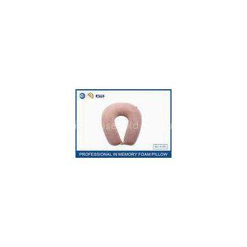 Custom Soft Memory Foam Travel Neck Pillow , Orthopedic Neck Support Pillowing