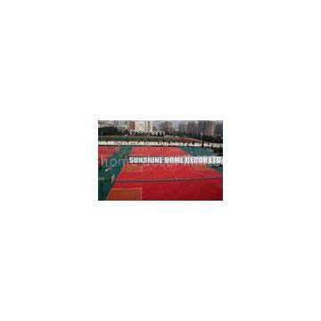 Waterproof Plastic Basketball Court Floor , Multi Purpose Interlocking Sports Flooring