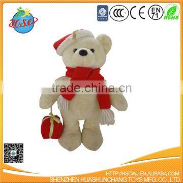 Christmas plush female teddy bear toys