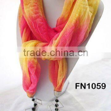Summer magic lady scarf with charm