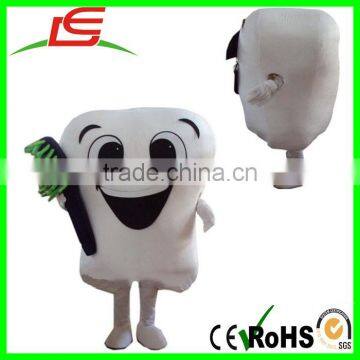 wholesale solid tooth cartoon reality custom clothing costumes adult mascot