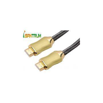 Gold-plated HDMI Cable Support 4k*2K 1080p,3D,Ethernet 1.4V