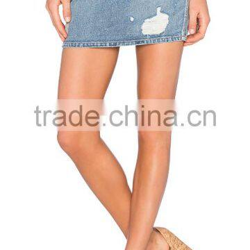 New Arrival Women Cheap Casual Denim MIni Skirts,Latest Skirts Designs Women Fashion Sexy Denim Mini Skirts For Ladies photo-3