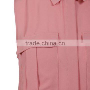 Large Size Loose Plus Size Belted Women Tops Blouse photo-4