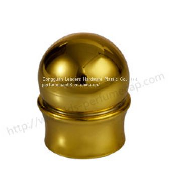 Silver golden plastic perfume lid