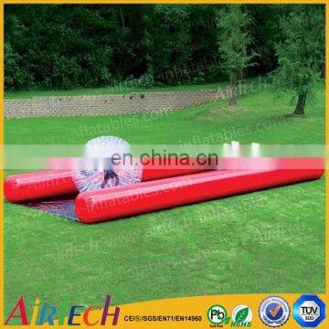 Inflatable human bubble bowling games for park