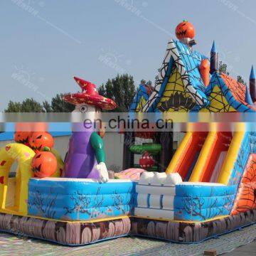 Halloween Carnival Inflatable Bouncer Castle House,witch bouncer house inflatable