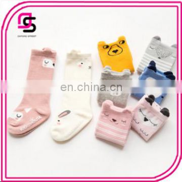 High quality hot sale cute baby socks autumn and winter combed cotton baby stockings