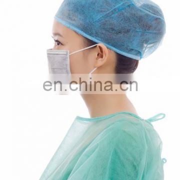 Medical anti mers active carbon 4 ply face mask with earloop