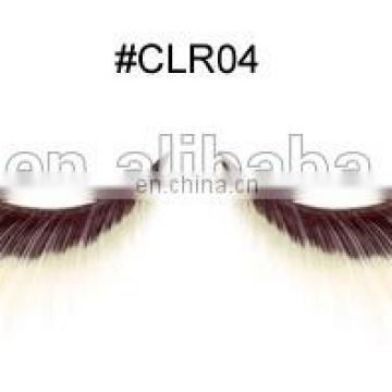 party carnival halloween wholesale fashion colorful mink False Eyelash E-0010