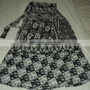 BLACK WHITE PRINTED LONG SKIRTS Indian photo-4