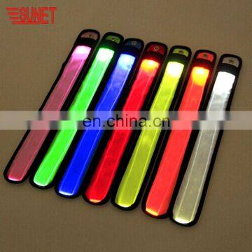 2018 Led Armband for Running Custom Slap Reflective Led Armband Party