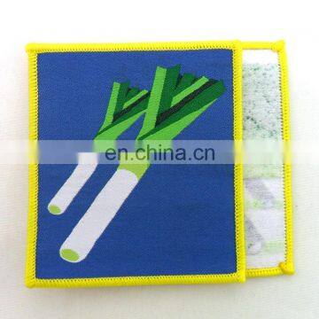 Wholesale textile patch woven badge patch woven fashion patch