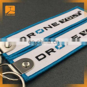 Embroidery Keychain /Key Tag /Key Fob, Embroidered Fabric Key Chain, Embroidery Keyring photo-5