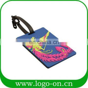 Factory Wholesale Custom New Design Standard Size PVC Sublimation Blank Luggage Tag Parts photo-3