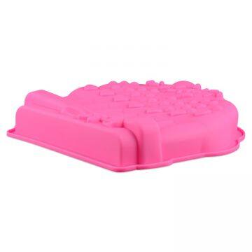 Free Sample Food Grade Heat resistant Nontoxic Silicone Cake Mold Baking Mousse Friandises Pudding Mold Tool Baby Hat