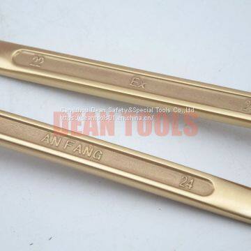 Spark Proof Offset Wrench ,box End Double Two Sides Ring Spanner Aluminum Bronze Beryllium Bronze Safety Sparkless photo-4